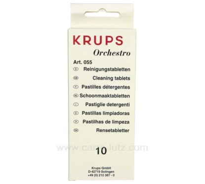 Pastilles détergentes pour cafetière expresso