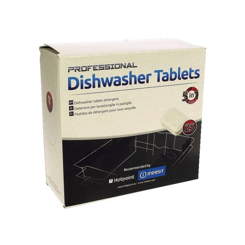 25 tablettes de lessive pour lave vaisselle 5 en 1