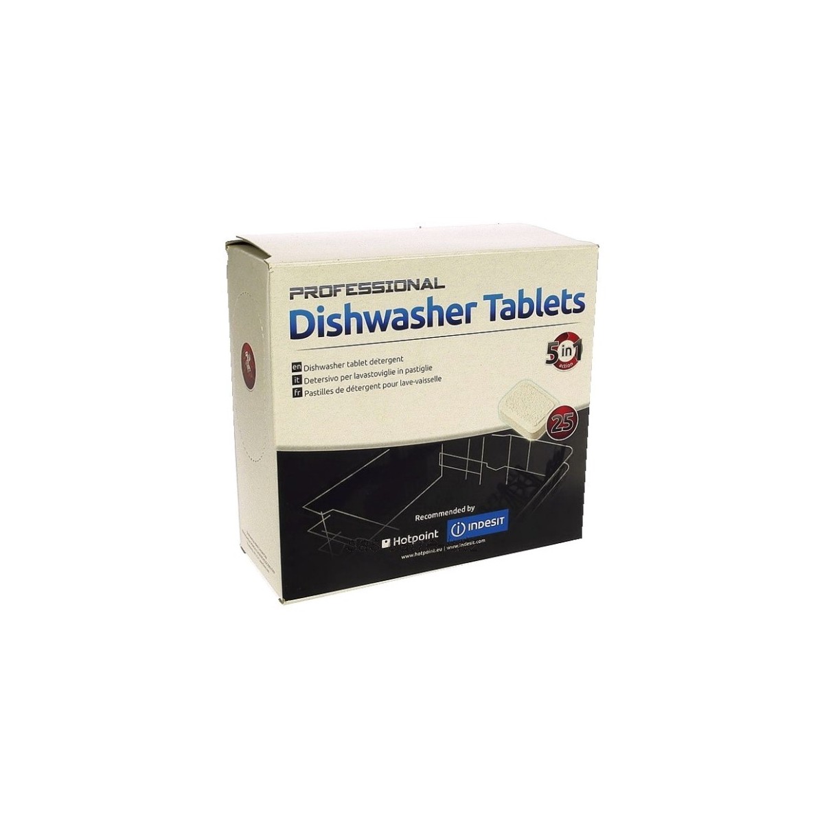 550257  25 tablettes de lessive pour lave vaisselle 5 en 1 3,90 €