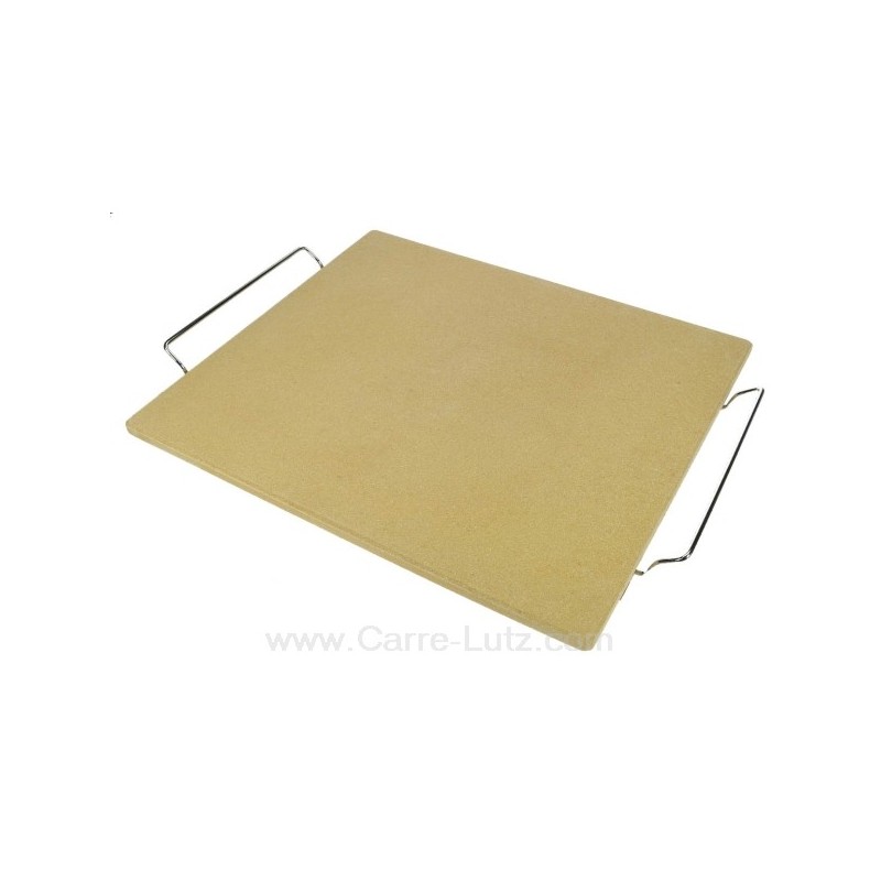 609684  Pierre à pizza 400x350 mm avec support 37,60 €