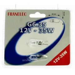 620102 2 Ampoules halogene G6.35 35W 12V 1,50 €