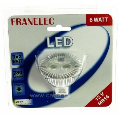 620150  Ampoule LED 6W 12V MR16 28,00 €