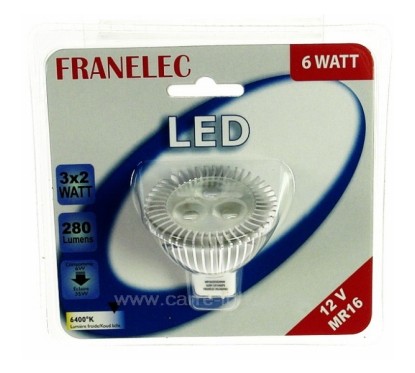 Ampoule LED 6W 12V MR16