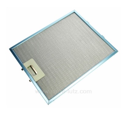 C00076591 - Filtre à graisse metal 260x320 mm de hotte aspirante Ariston Indesit Scholtes 