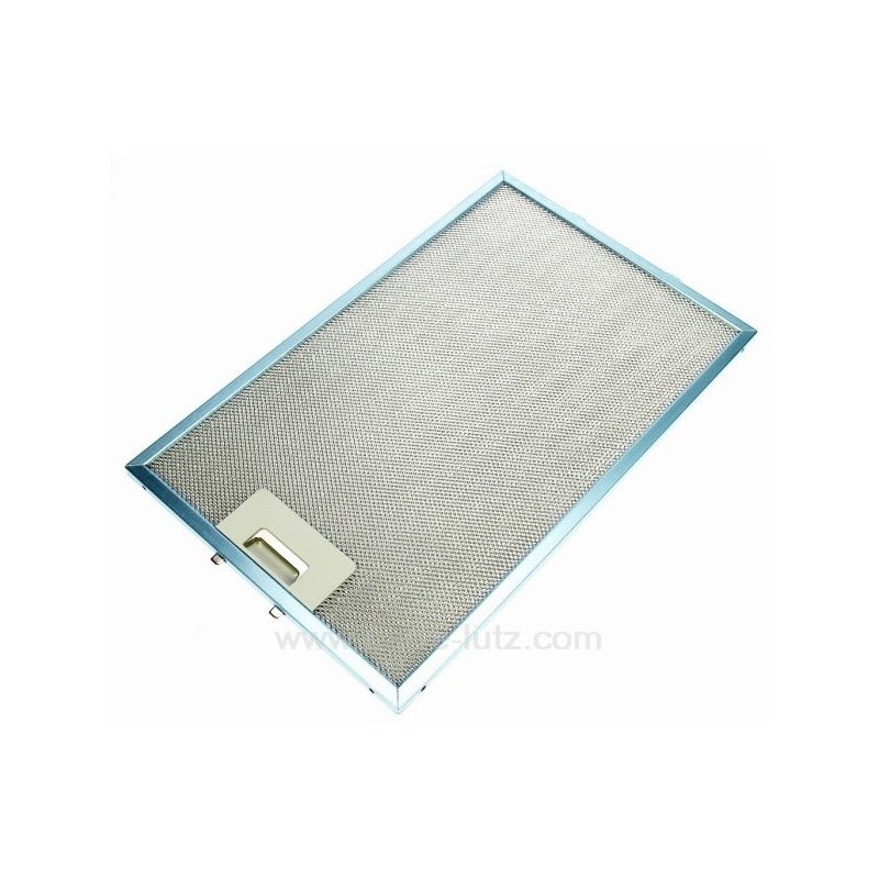 C00139286 - Filtre à graisse métal 242x380 mm de hotte aspirante Ariston Indesit Scholtes 