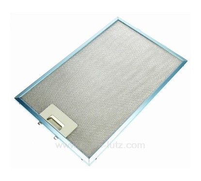 C00139286 - Filtre à graisse métal 242x380 mm de hotte aspirante Ariston Indesit Scholtes 