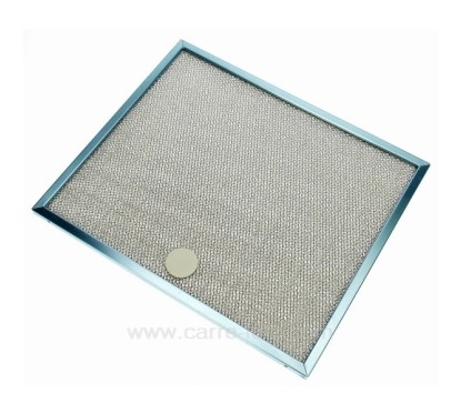 C00059024 - Filtre à graisse métal 300x250 mm de hotte aspirante Ariston Indesit Scholtes 