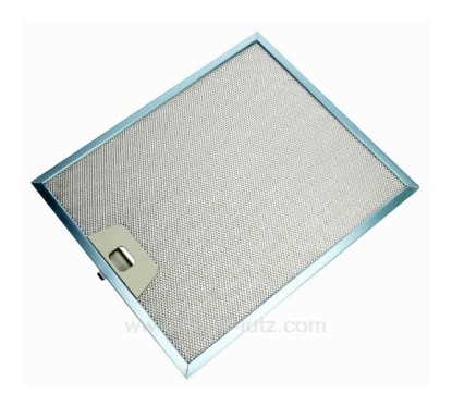 C00059594 - Filtre à graisse métal 300x252 mm de hotte aspirante Ariston Indesit Scholtes 