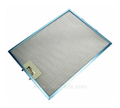 C00099103 - Filtre à graisse métal 288x380 mm de hotte aspirante Ariston Indesit Scholtes 