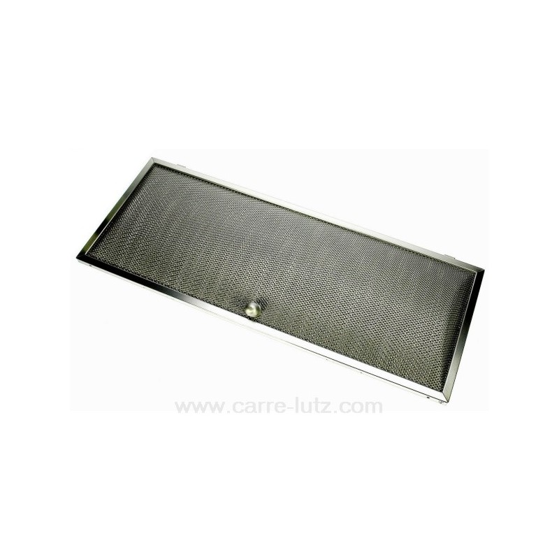 C00135459 - Filtre à graisse métal 458 x 178 mm de hotte aspirante Ariston Indesit Scholtes 