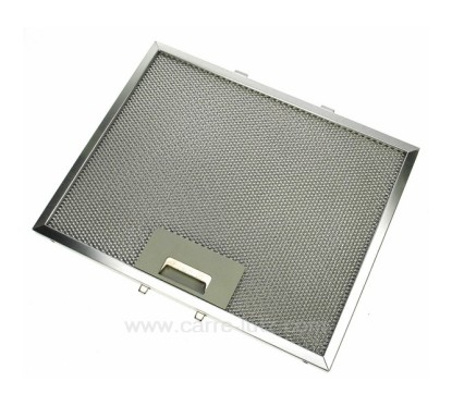 C00096867 - Filtre à graisse métal 276 x 218 mm de hotte aspirante Ariston Indesit Scholtes 