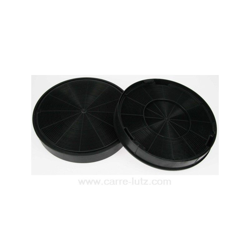 2 Filtres charbon actif EFF62 Diametre 196 mm Hauteur 30 mm de hotte aspirante A Martin Electrolux Zanussi