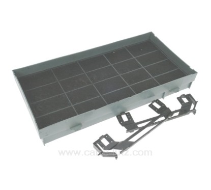701124  Filtre charbon actif de hotte aspirante Type E 370x193 mm﻿ hauteur 53 mm 23,60 €