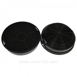 2 Filtres charbon actif Model 47 diamètre 155 mm de hotte aspirante A Martin Faure Electrolux 50292969008 , reference 701134