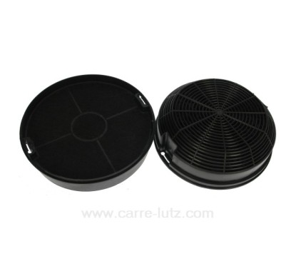 2 Filtres charbon actif Model 47 diamètre 155 mm de hotte aspirante A Martin Faure Electrolux 50292969008
