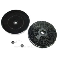 701151  C00117093 - 2 Filtres charbon actif diamètre 199 mm Ariston Indesit Scholtes Hotpoint  22,40 €