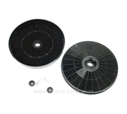 701151  C00117093 - 2 Filtres charbon actif diamètre 199 mm Ariston Indesit Scholtes Hotpoint  22,40 €