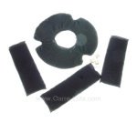 701161  C00269761 - Filtre charbon actif mousse de hotte aspirante Ariston Indesit Scholtes Hotpoint  94,50 €