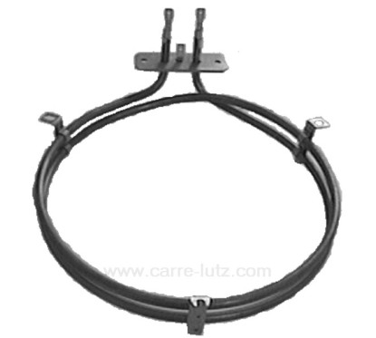 00097860 - Résistance circulaire 2300W diamètre 200 mm de four à chaleur tournante Bosch Gaggenau 