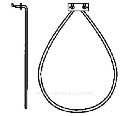 8996619136303 - Résistance circulaire 1200W de four à chaleur tournante AEG