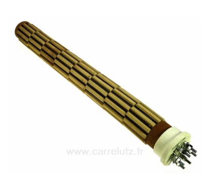 Résistance stéatite à barillets 52 x 440 mm 2400W monophasée et triphasée 6 bornes