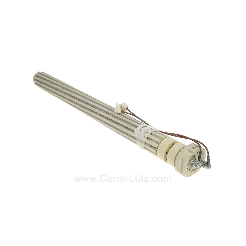 703660  Résistante stéatite de chauffe eau 39x490mm 2400W monophasée 2 bornes 33,20 €