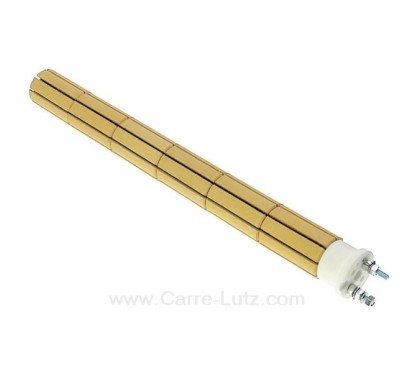 Résistante stéatite de chauffe eau 32 x 310 mm 1500W monophasée 2 bornes