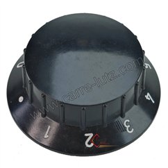704749  00001304851 - Manette noire 0.8 pour convecteur Godin Cervin 3117 Art Deco 3119 Grand Ariegeois 3143 Argentic 330102 ...