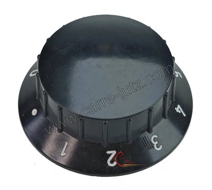 704749  00001304851 - Manette noire 0.8 pour convecteur Godin Cervin 3117 Art Deco 3119 Grand Ariegeois 3143 Argentic 330102 ...