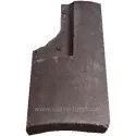 00001306176 - Brique arrière supérieur coté gauche 107343721 pour convecteur Godin Petit Godin 3121 3721 3721A