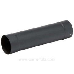 Tuyau émaillé noir mat diamètre 153 mm  50 cm, reference 70590662