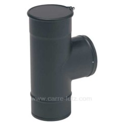 70590669  Té à bouchon émaillé noir mat diamètre 153 mm  74,40 €