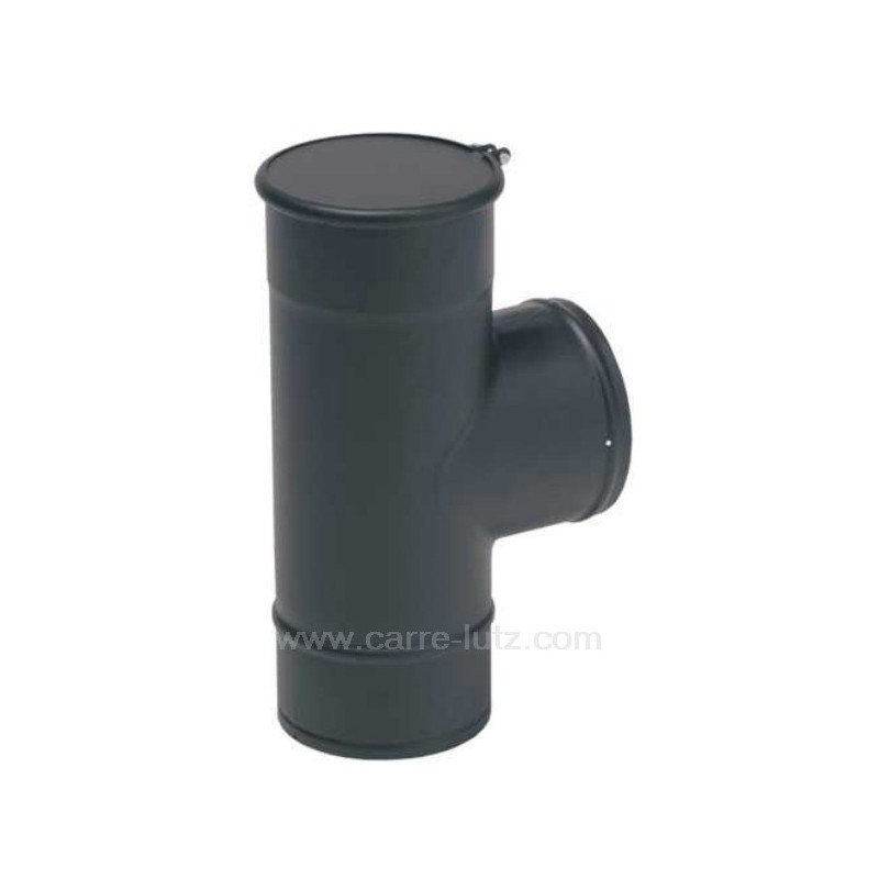 70590669  Té à bouchon émaillé noir mat diamètre 153 mm  74,40 €