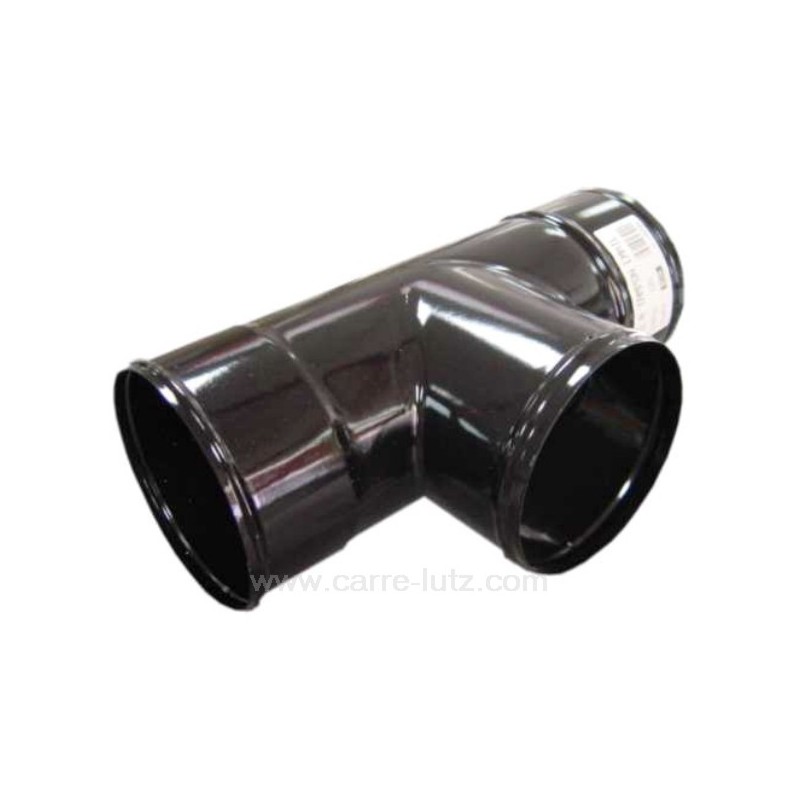 705652  Té sans bouchon émaillé noir diamètre 111 mm  30,80 €