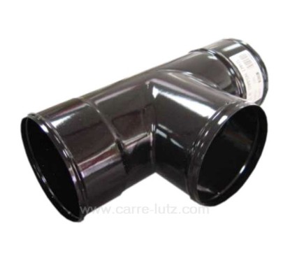 705652  Té sans bouchon émaillé noir diamètre 111 mm  30,80 €