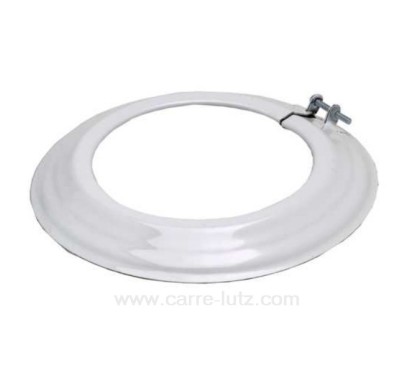 Rosace émaillé blanc diamètre 125 mm