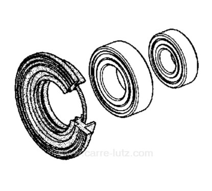 711026  107650 - Palier de lave linge Bosch Siemens 107650  20,90 €