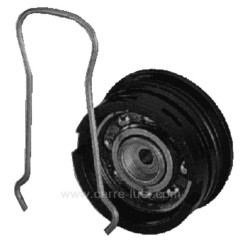 711037  481952028023 ou 481952028026 - Palier coté gauche pour machine à laver Philips, laden, Whirlpool, Radiola, Bauknecht ...