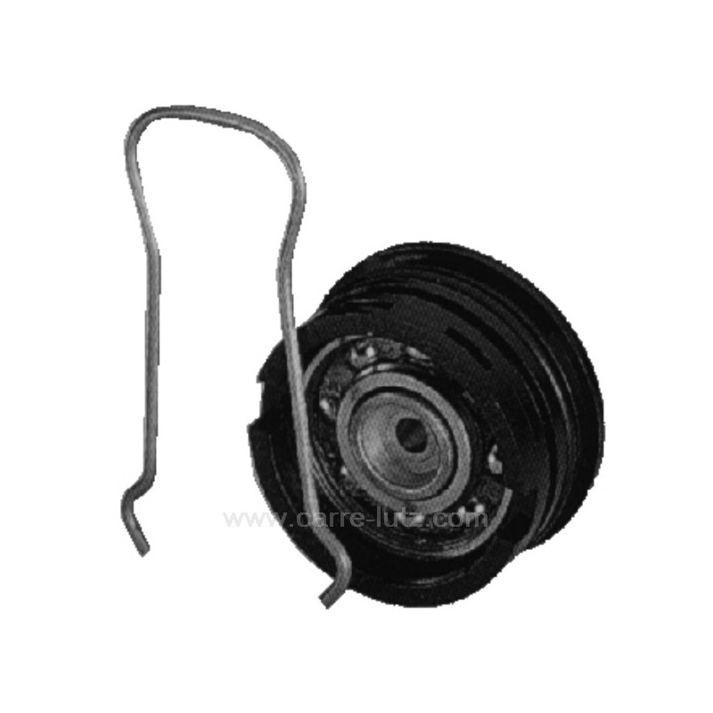 711037  481952028023 ou 481952028026 - Palier coté gauche pour machine à laver Philips, laden, Whirlpool, Radiola, Bauknecht ...