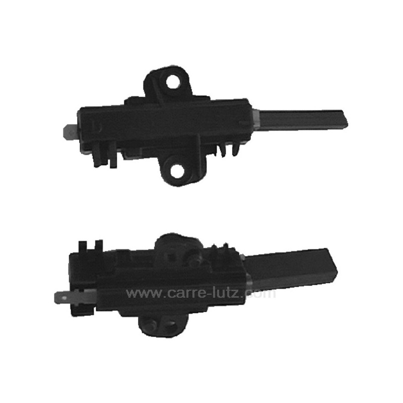 715724  51x9120 - Jeu de 2 charbons moteur Type D de lave linge Brandt Vedette  20,70 €