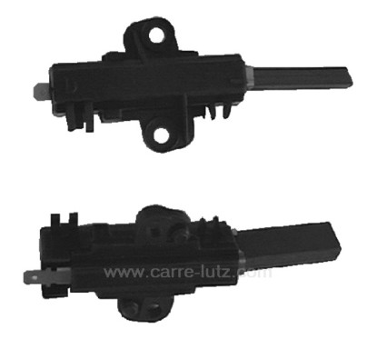 715724  51x9120 - Jeu de 2 charbons moteur Type D de lave linge Brandt Vedette  20,70 €