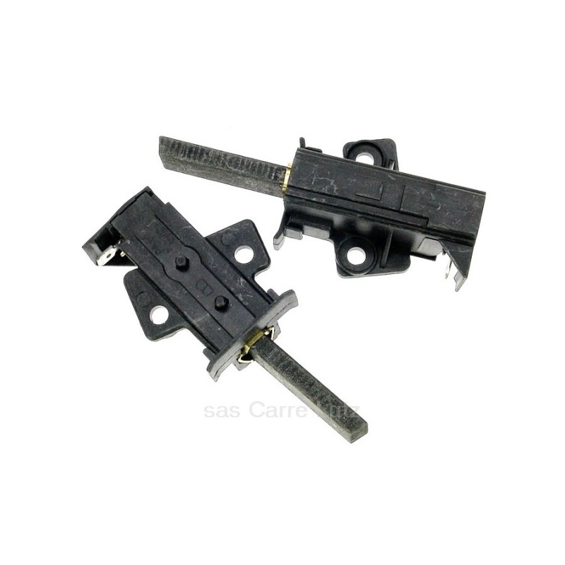 715757  Jeu de 2 charbons moteur AEG Type L cosse large de lave linge Brandt Vedette 51x9119 Electrolux 19,90 €
