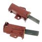 49000466 - Jeu de 2 charbons moteur de lave linge Candy Rosières