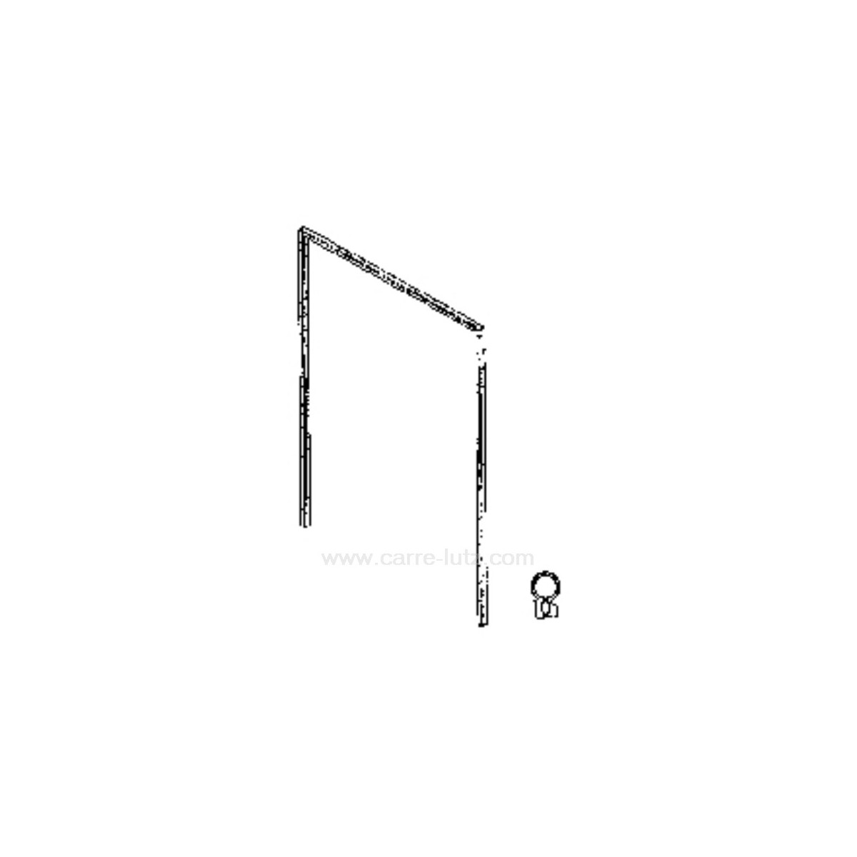 721020  Joint de tour de porte de lave vaisselle Candy Rosières 16,20 €