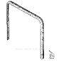 92130244 - Joint de tour de porte de lave vaisselle Candy Rosières 92130244 - Joint de tour de porte de lave vaisselle Candy Rosières