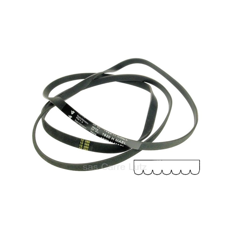 726234  1920 H7 - Courroie plate de sèche linge  13,80 €