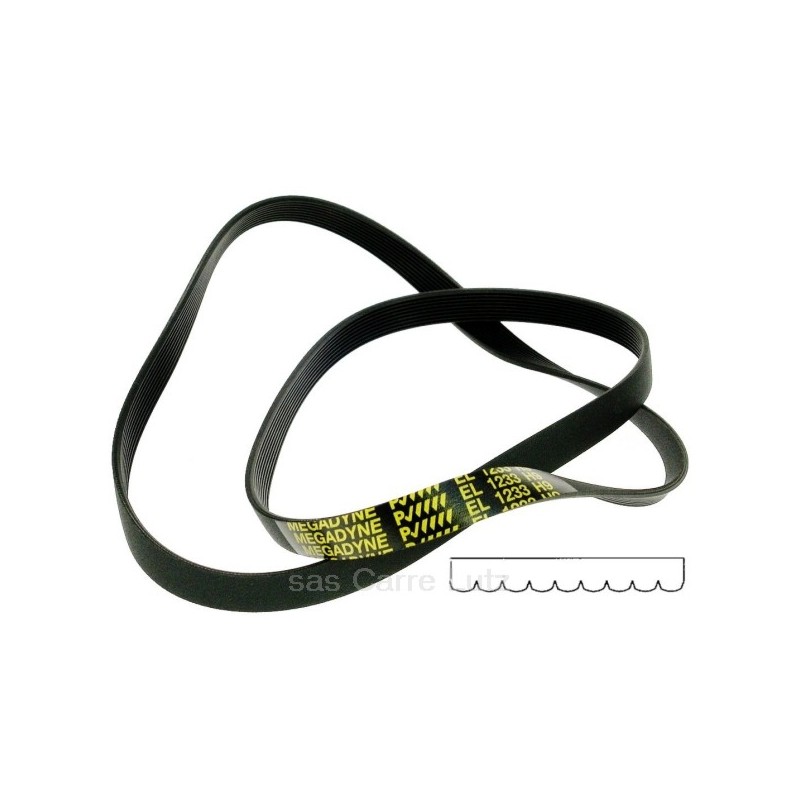 726240 1233 H9 MAEL - Courroie plate de lave linge 10,00 € 726240 1233 H9 MAEL - Courroie plate de lave linge 10,00 €