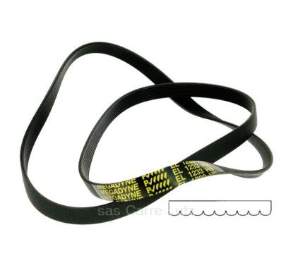 726240  1233 H9 MAEL - Courroie plate de lave linge 10,00 €