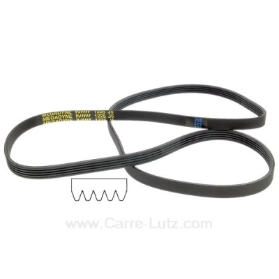 726241  1225 J5 MAEL - Courroie plate de lave linge Candy Rosières 41021973 8,40 €