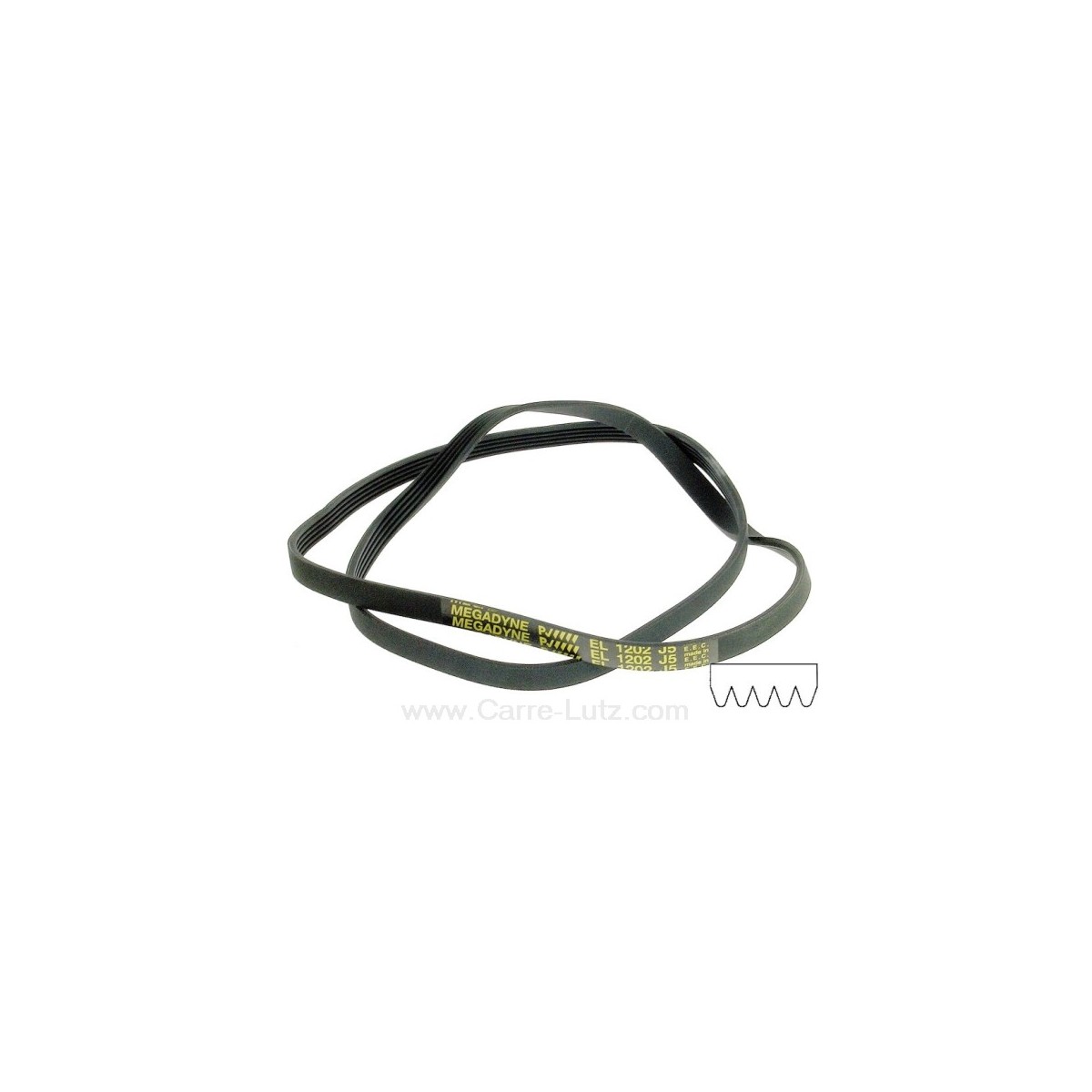 726243  1202 J5 MAEL - Courroie plate de lave linge Candy Far 0020300503 10,00 €